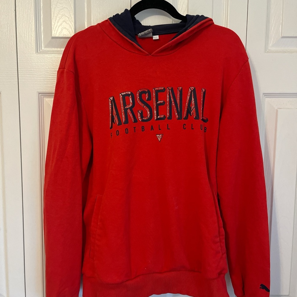 Puma Navy and Red Hoodie